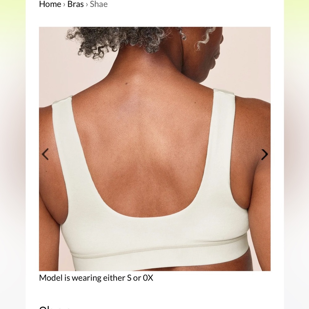 Bundle of 2 Brandnew Nueskin Brown & Orchid Hush Rib Cotton Triangle Bralette - Picture 5 of 10